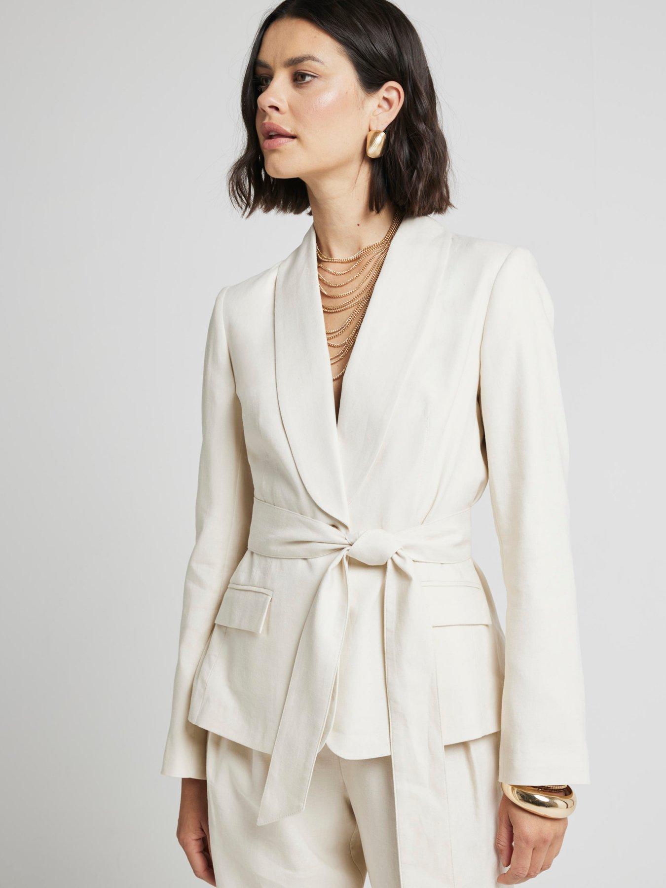 river-island-belted-linen-blazer-cream