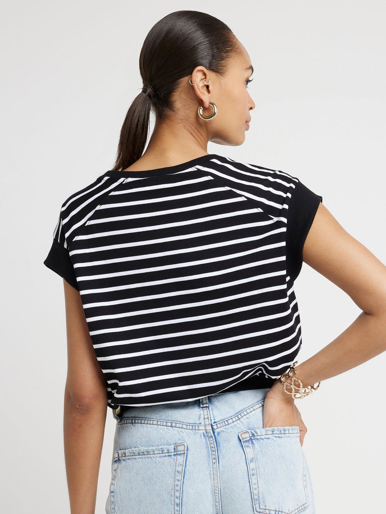 river-island-short-sleeve-striped-tee-blackstillFront