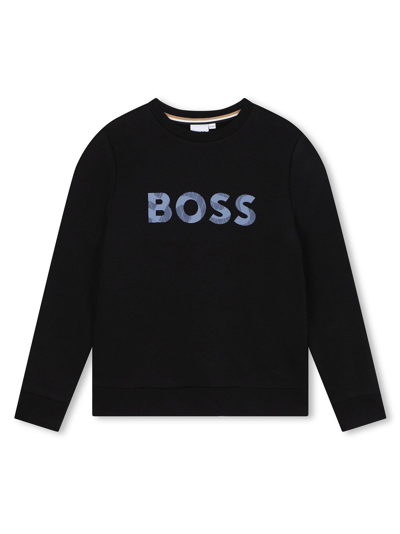 boss-boys-logo-sweatshirt-black