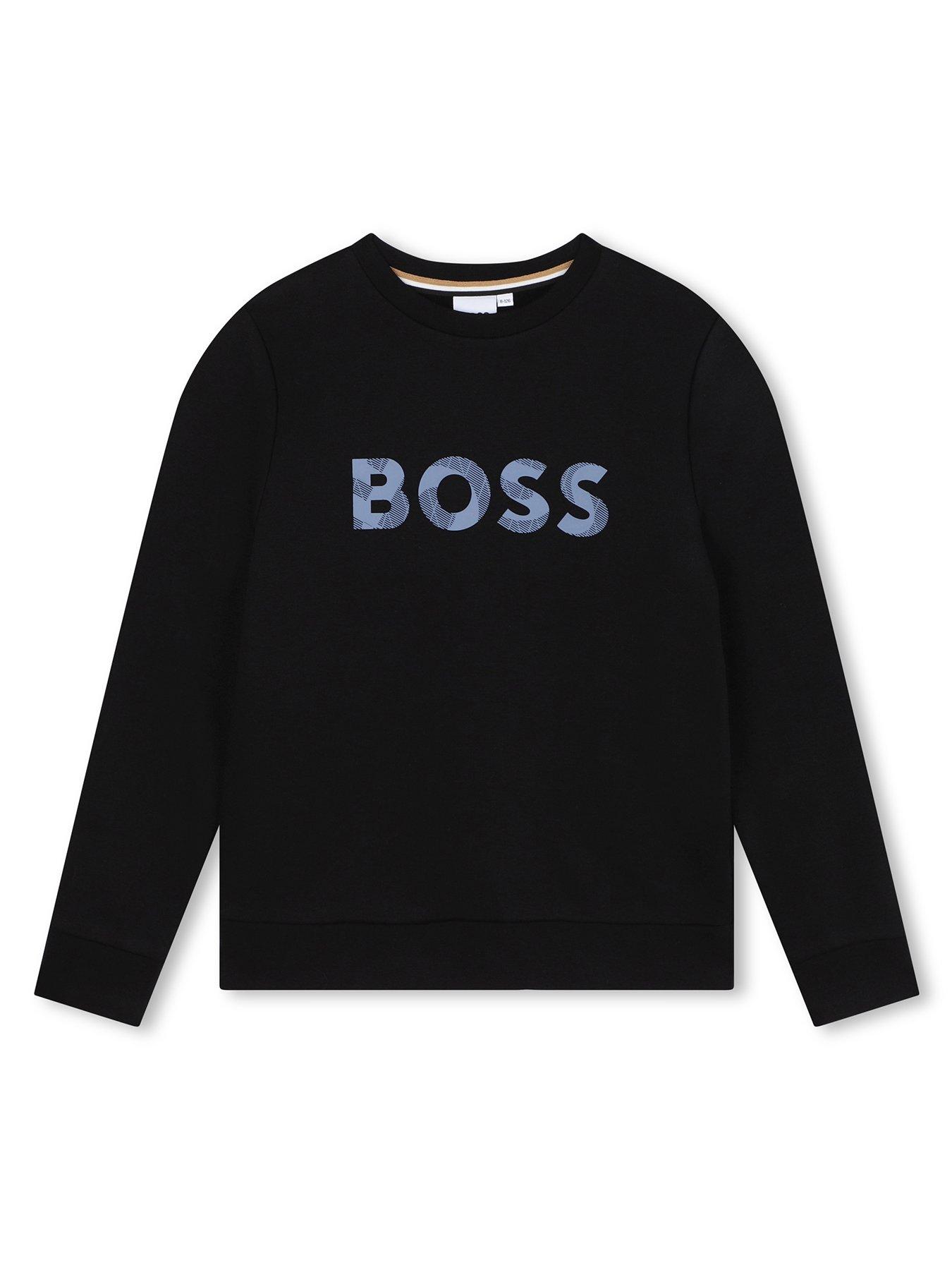 undefined Boys Logo Sweatshirt - Black