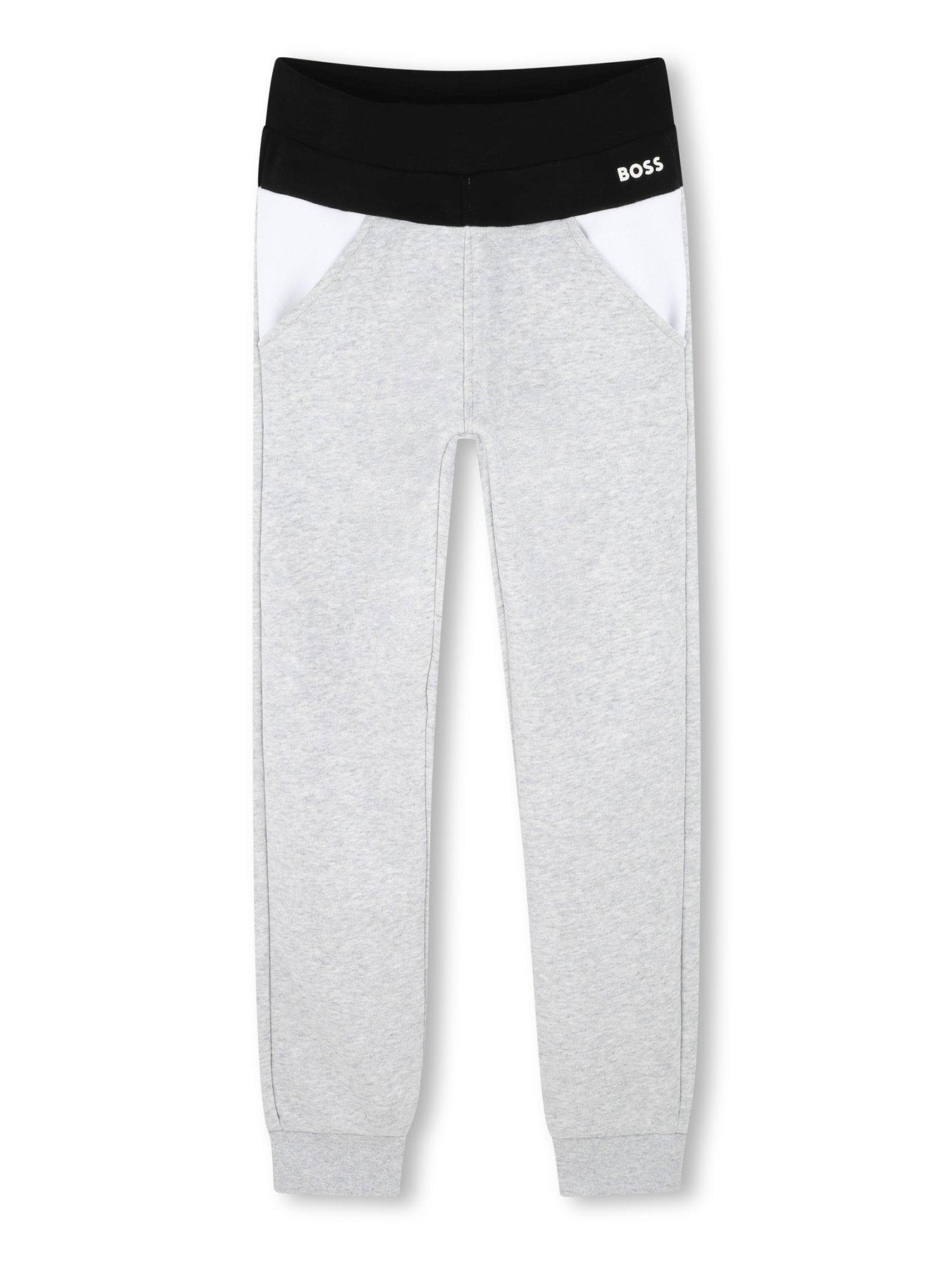 boss-boys-colourblock-jog-pants-grey