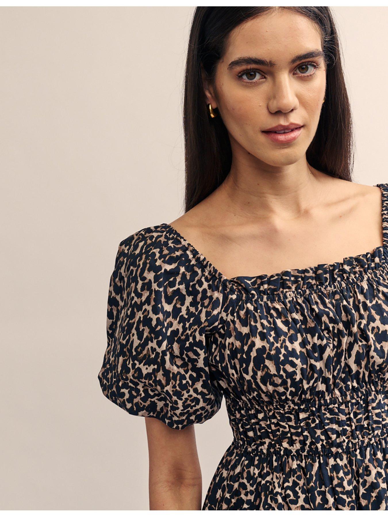 nobodys-child-leopard-print-puff-sleeve-midi-dress-multioutfit