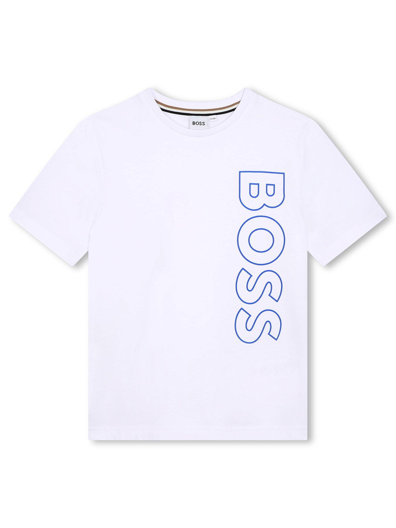 boss-boys-logo-t-shirt-white