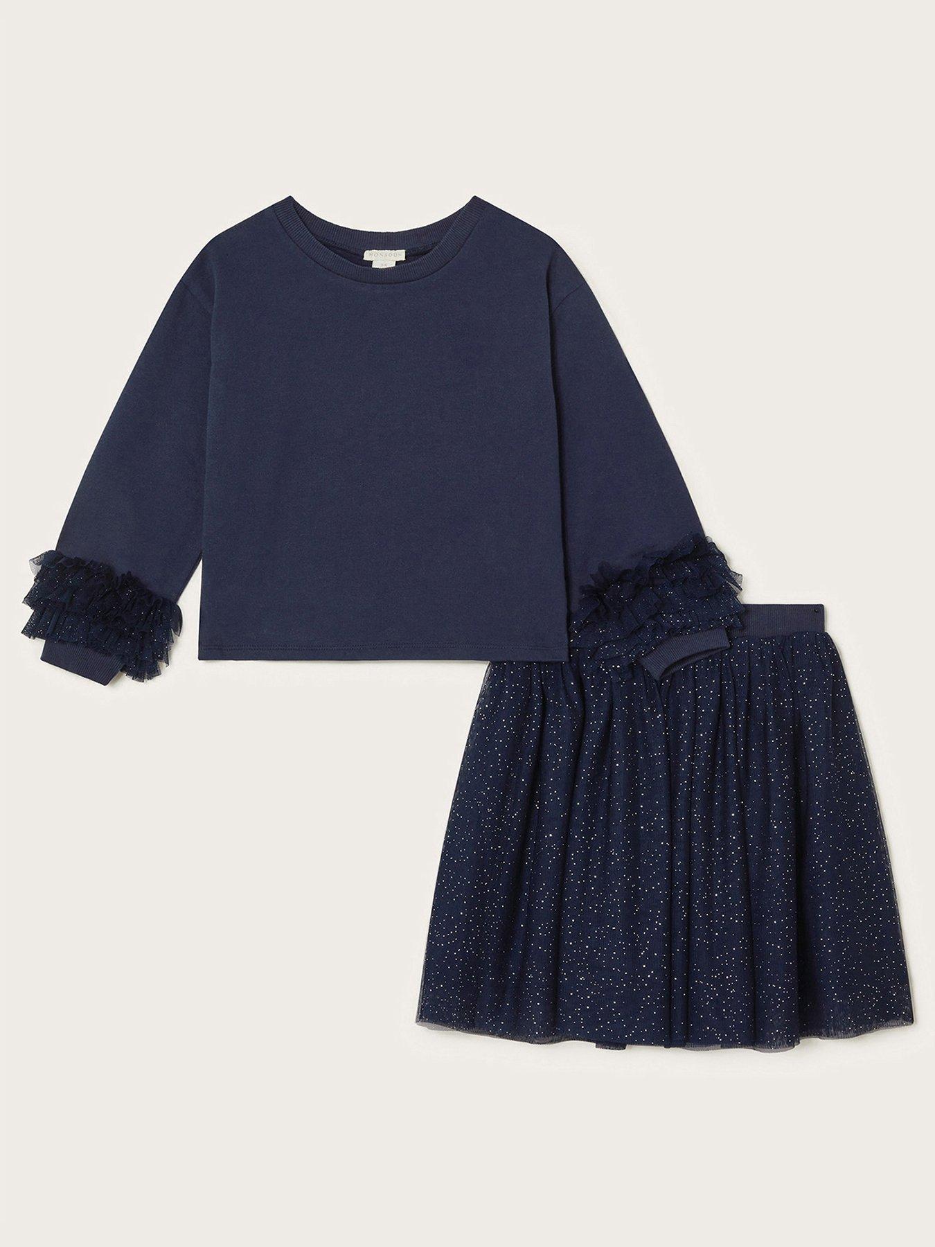 monsoon-girls-sigrid-tulle-sweat-skirt-set-navy