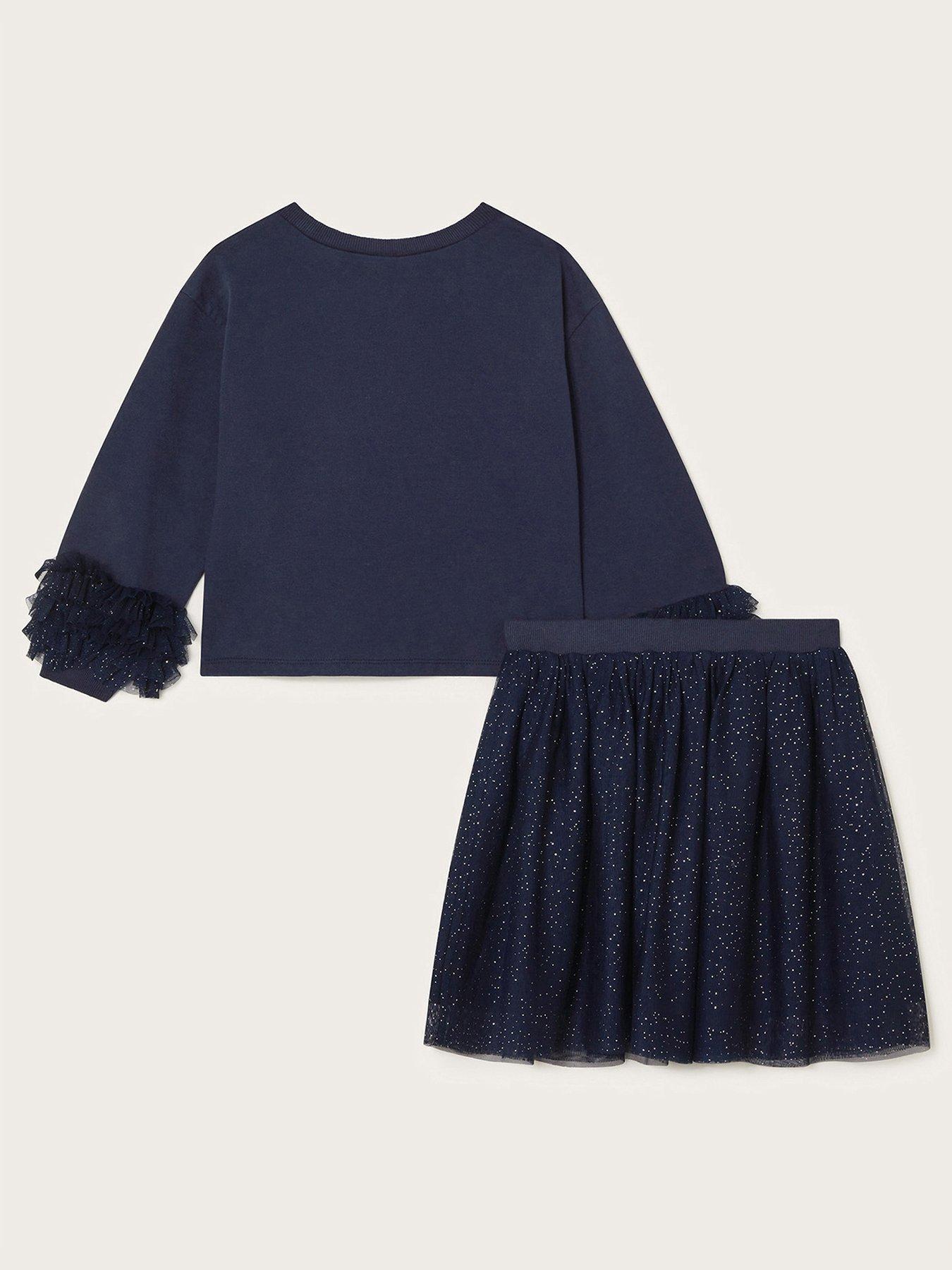 monsoon-girls-sigrid-tulle-sweat-skirt-set-navyback