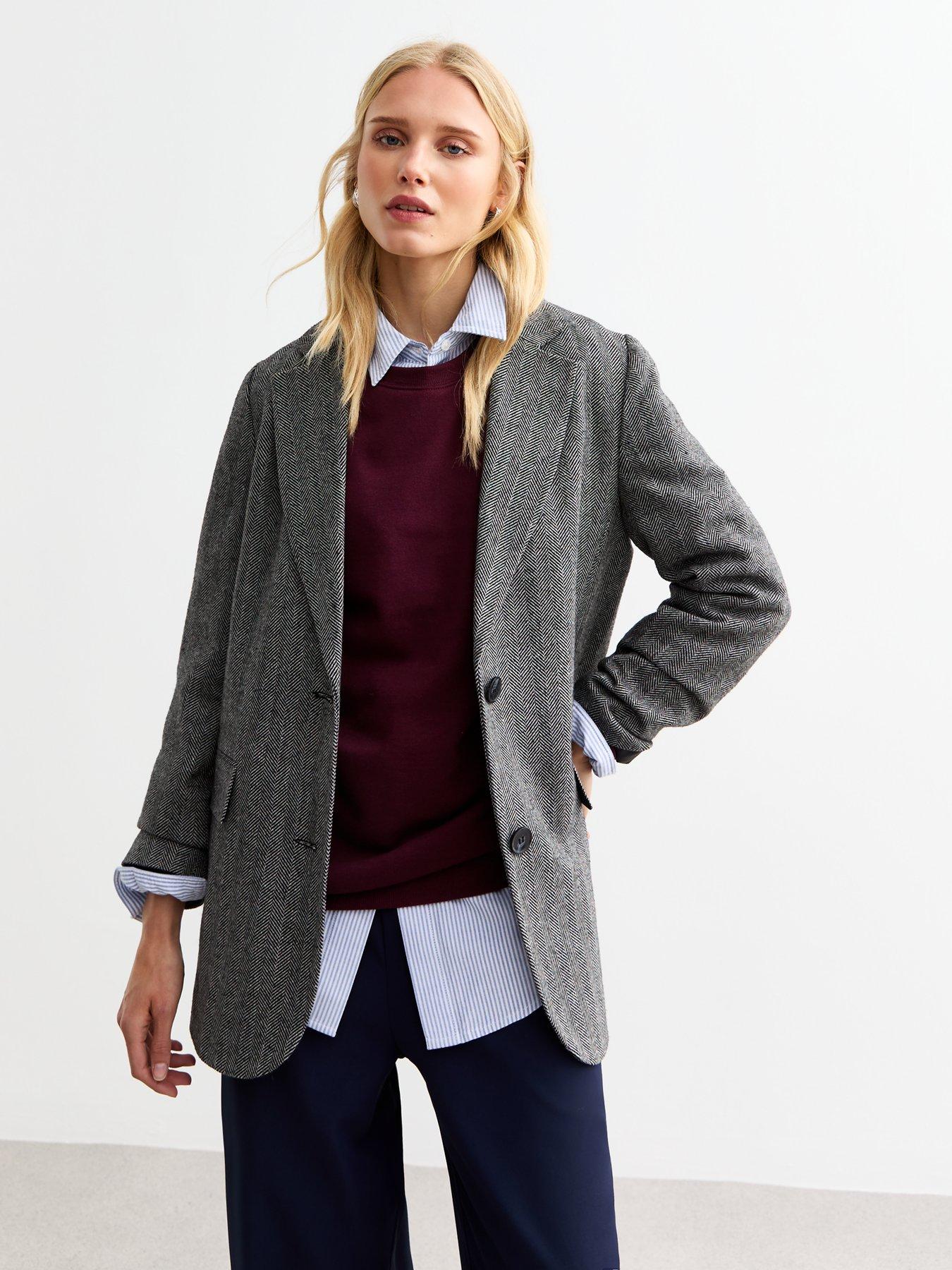 new-look-grey-textured-herringbone-single-breasted-oversized-blazer-print