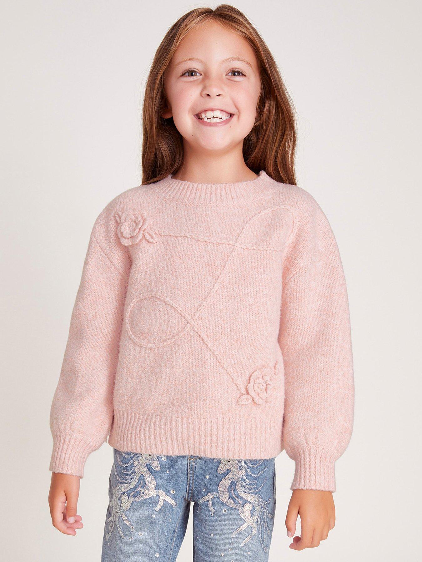 monsoon-girls-cornelli-flower-knitted-jumper-peachstillFront