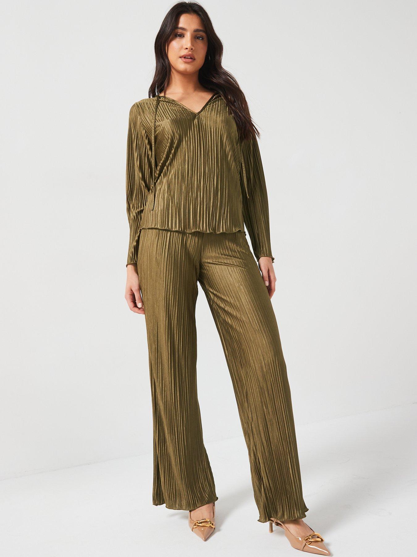 v-by-very-plisse-trouser-co-ord-greenoutfit