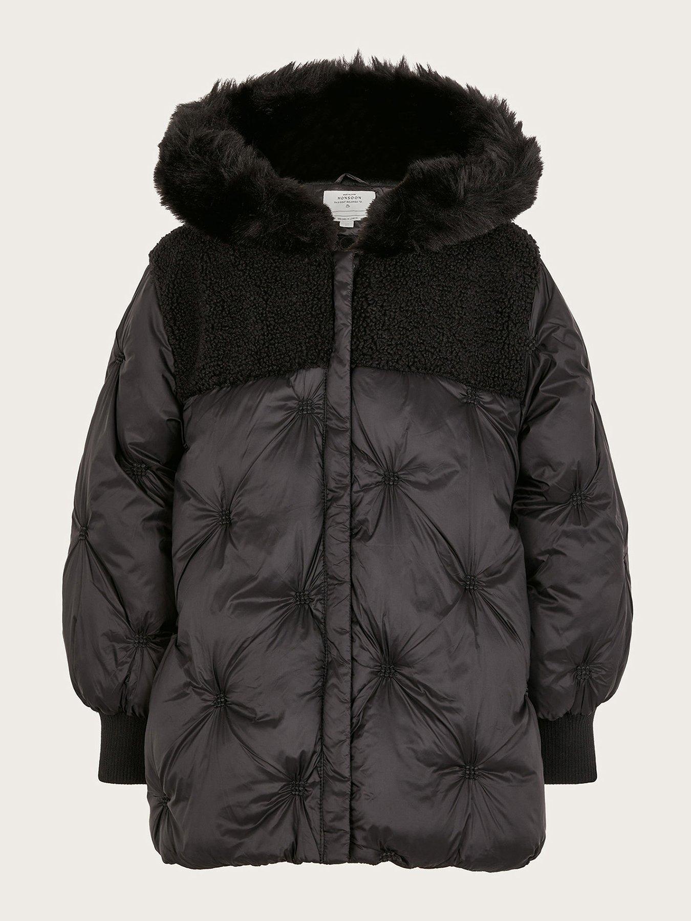 monsoon-girls-chester-quilted-fleece-coat-black