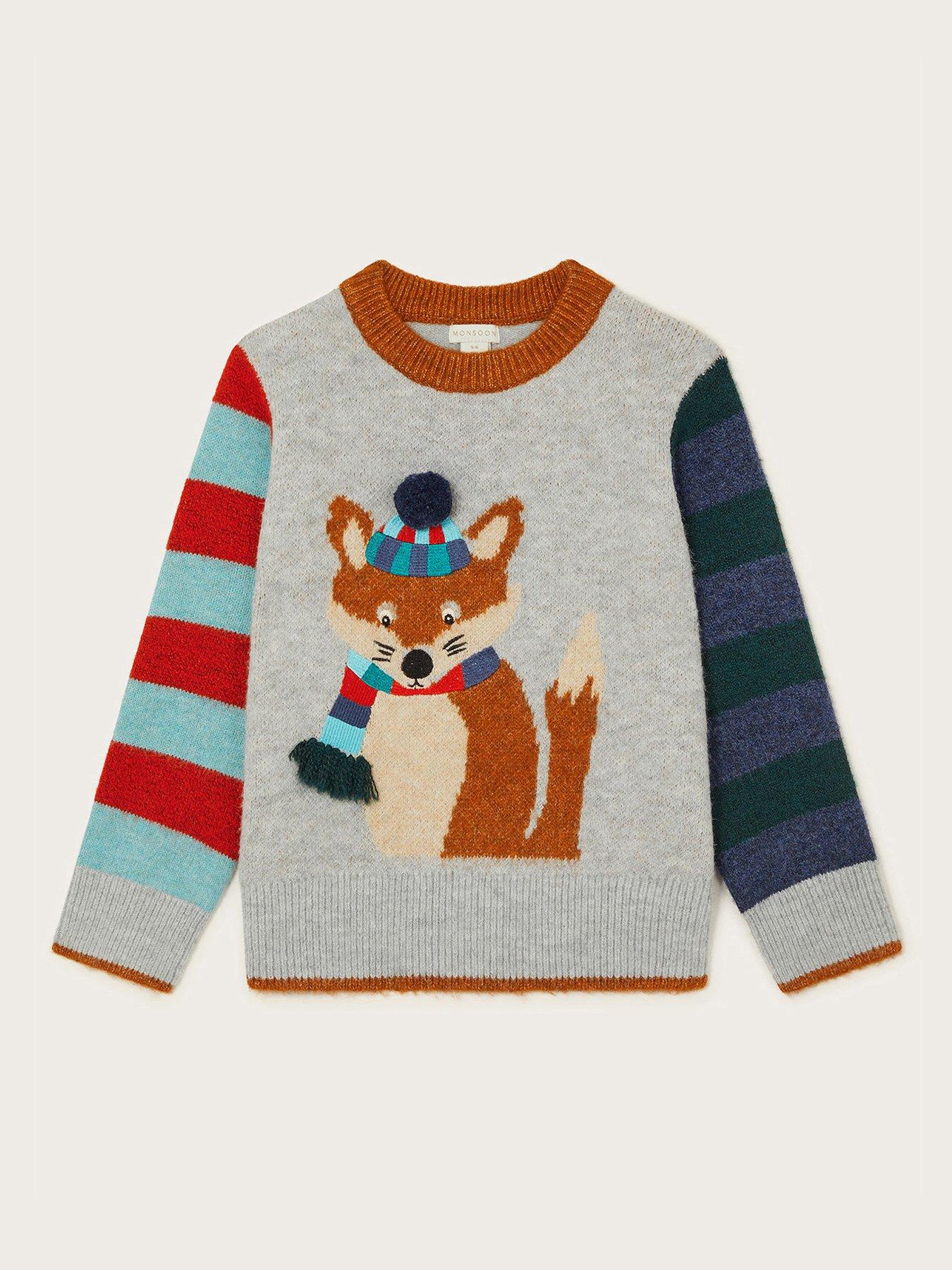 monsoon-boys-fox-colourblock-jumper-grey