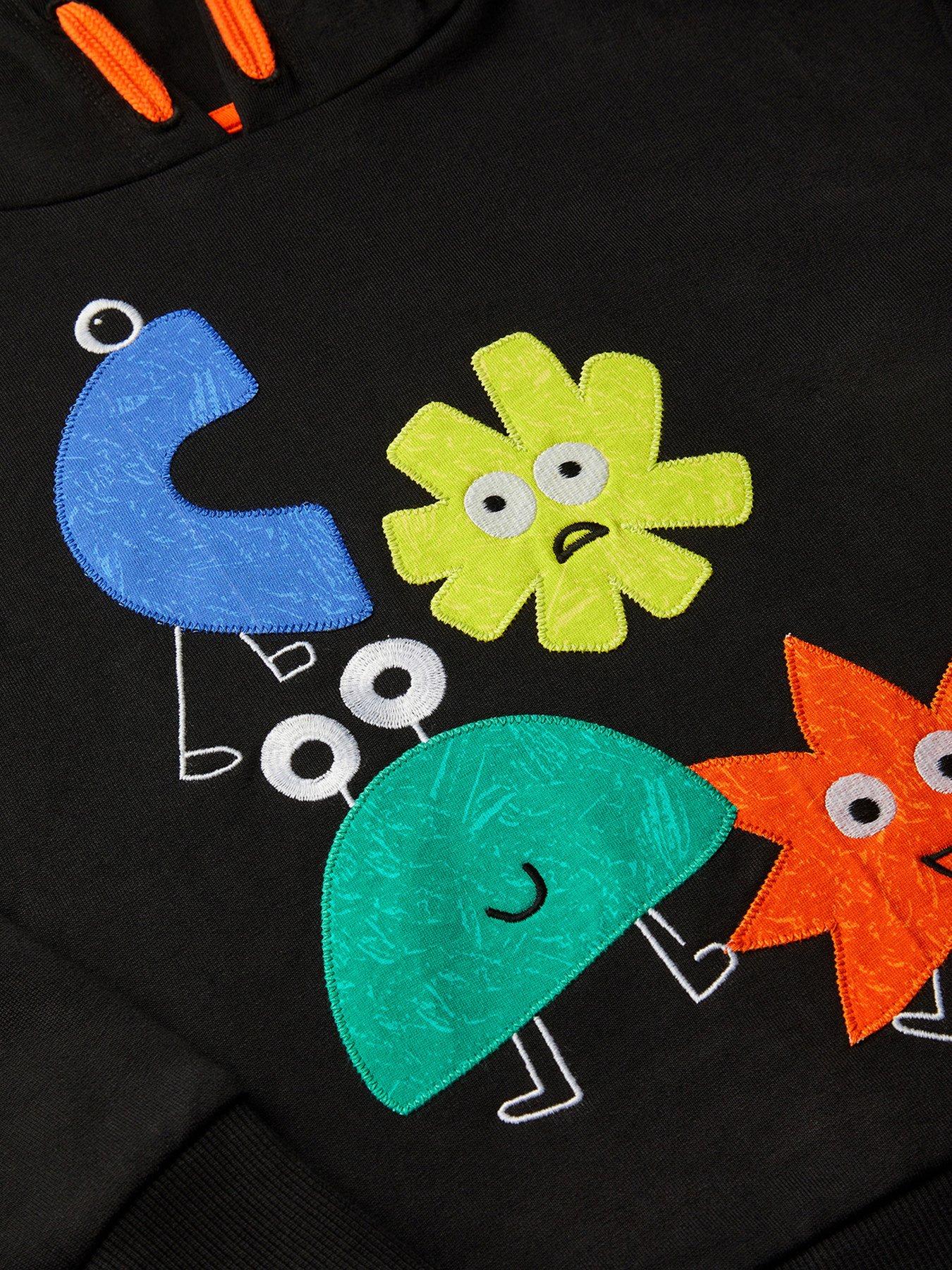 Image 3 of 3 of Monsoon Boys Shapes Hoodie - Black