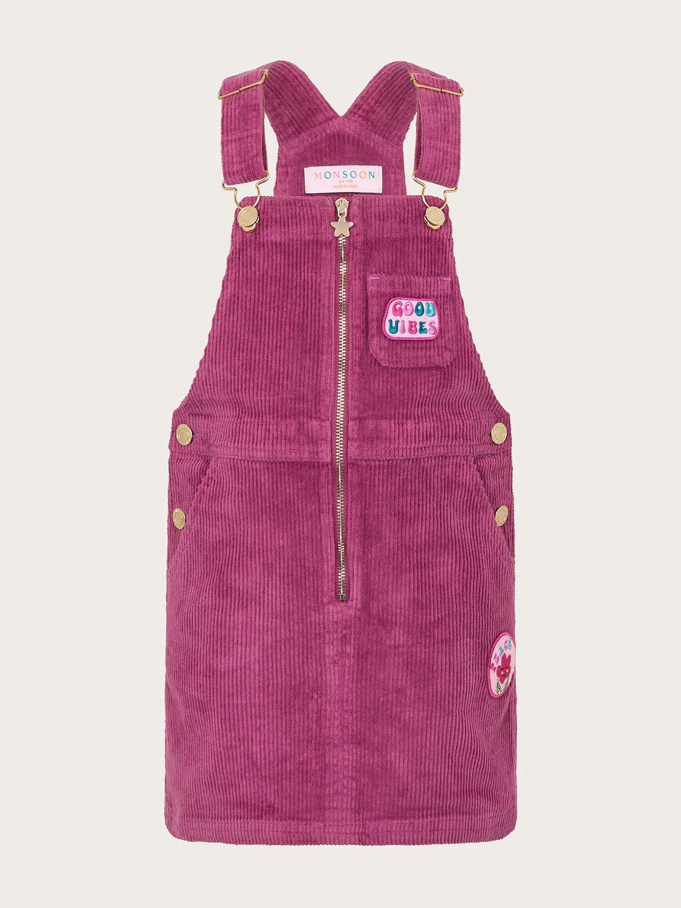 monsoon-girls-corduroy-pinafore-burgundyfront