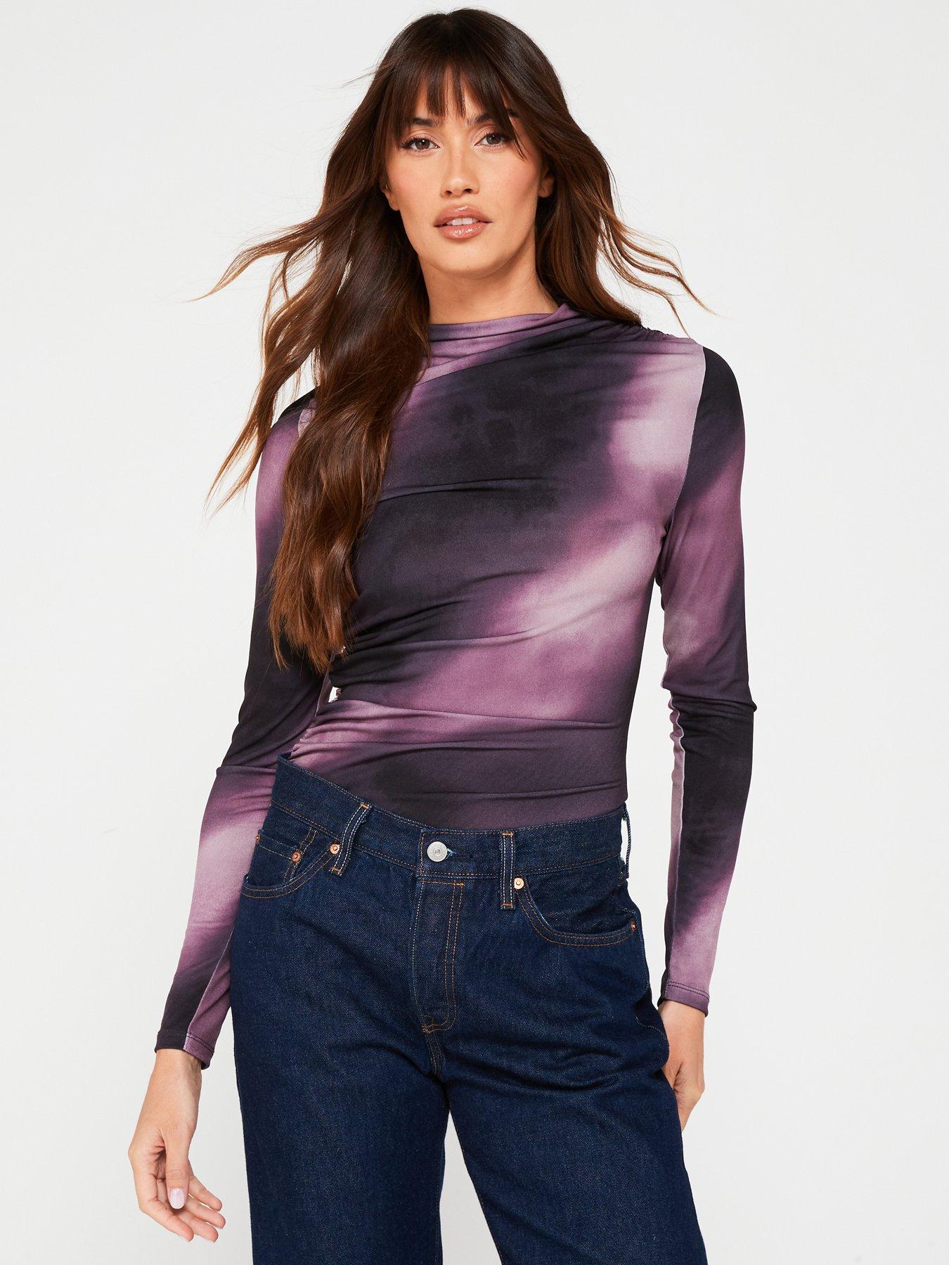 v-by-very-ruched-long-sleeve-top-purple