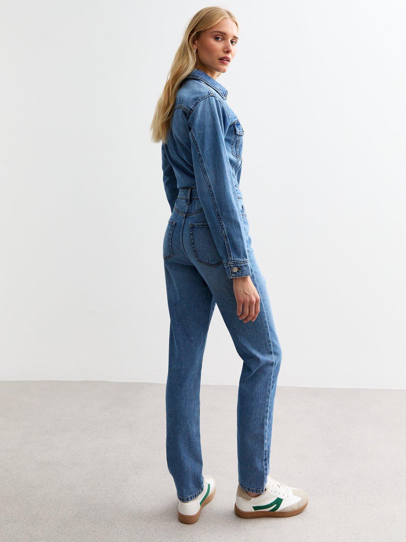 new-look-straight-leg-denim-jumpsuit-bluestillFront