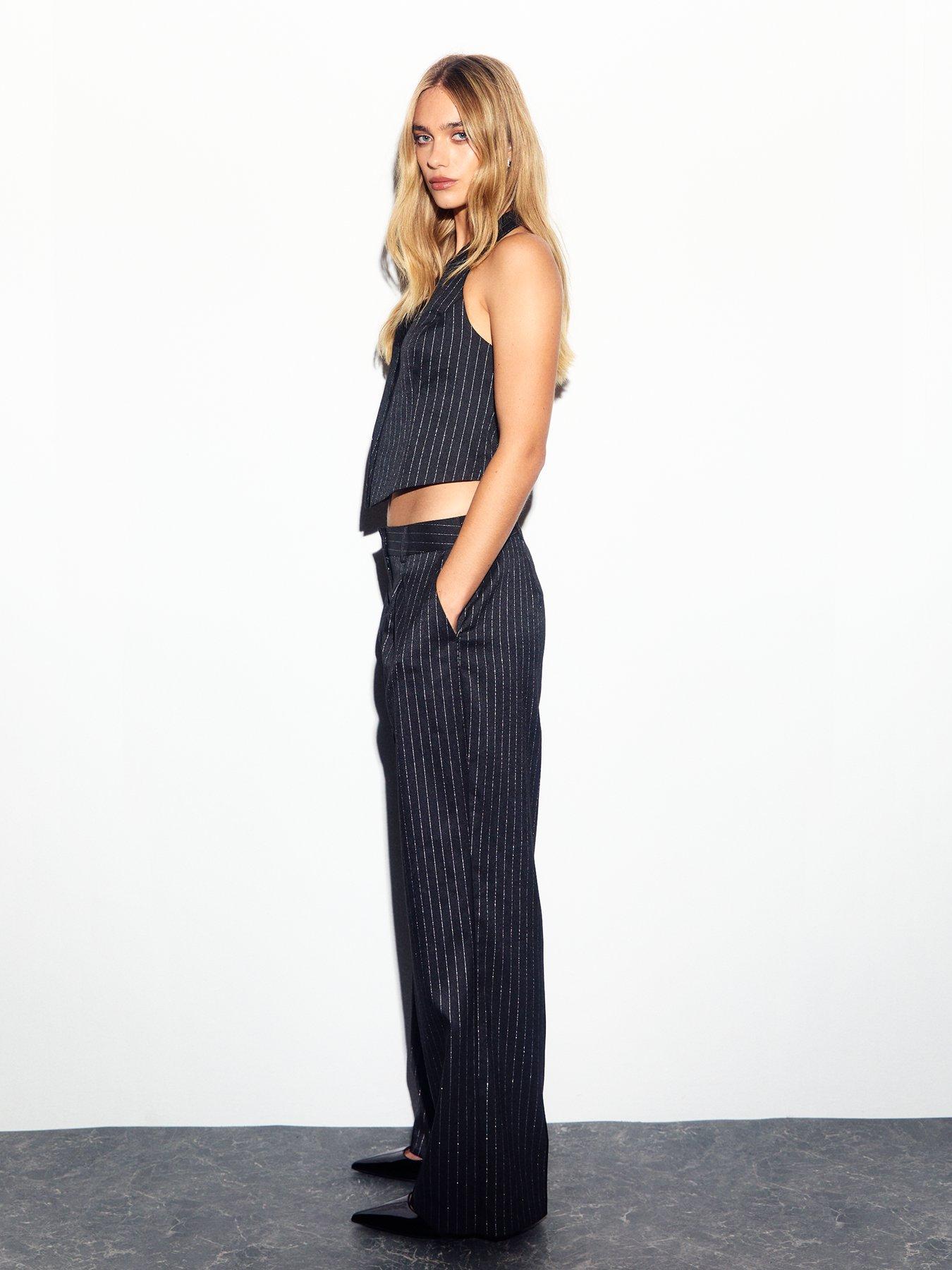 new-look-glitter-pinstripe-wide-leg-trousers-blackback