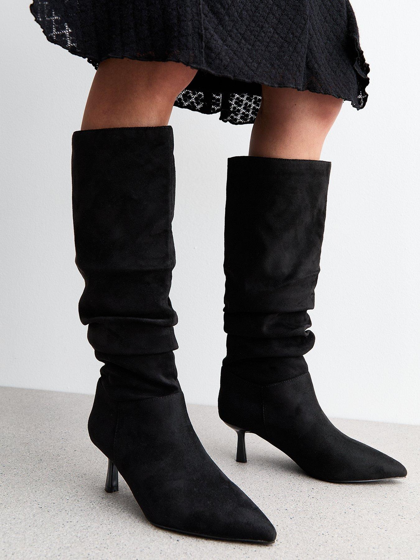 new-look-wide-fit-ruched-suedette-knee-high-boots-blackoutfit