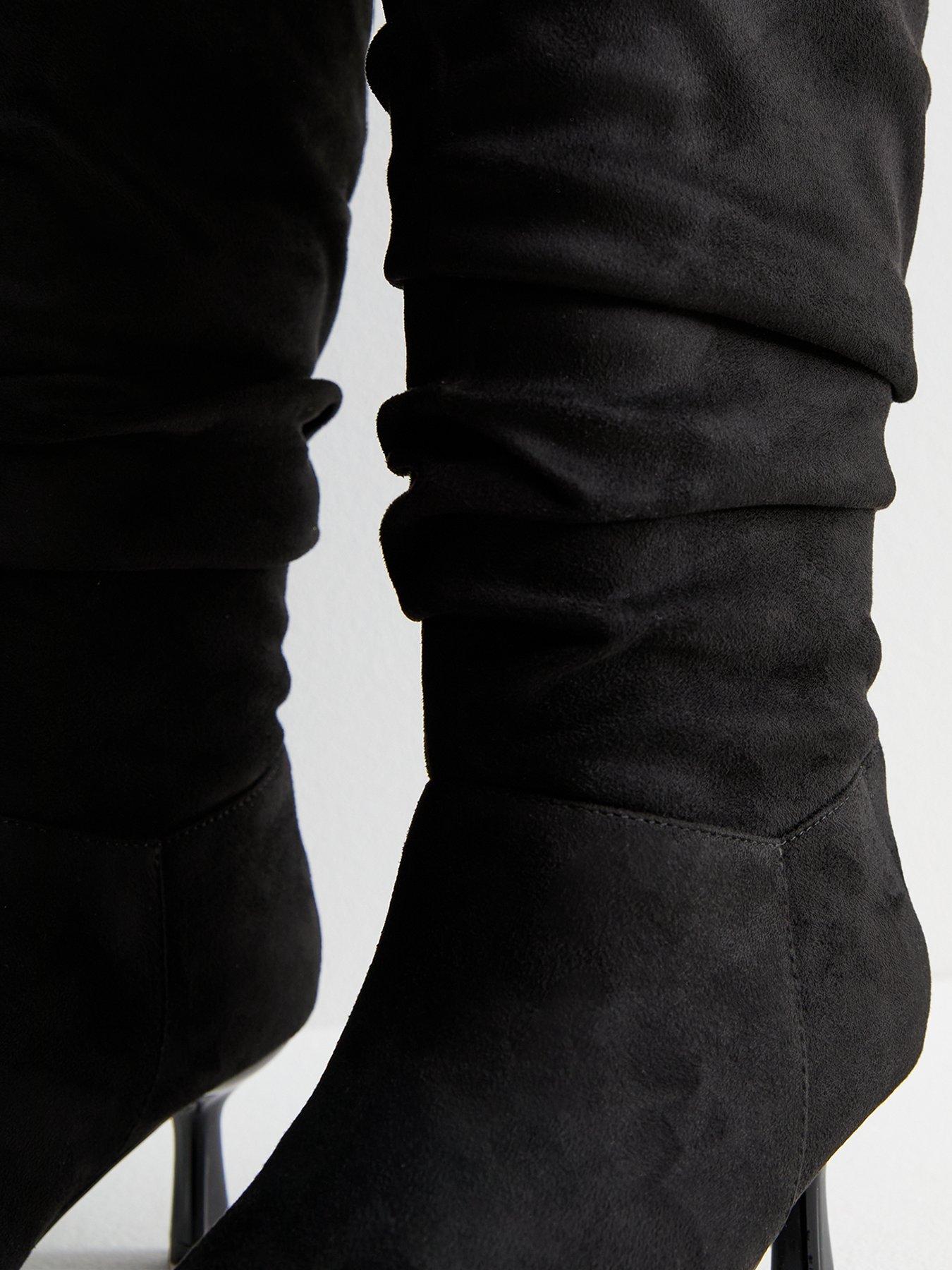 new-look-wide-fit-ruched-suedette-knee-high-boots-blackdetail