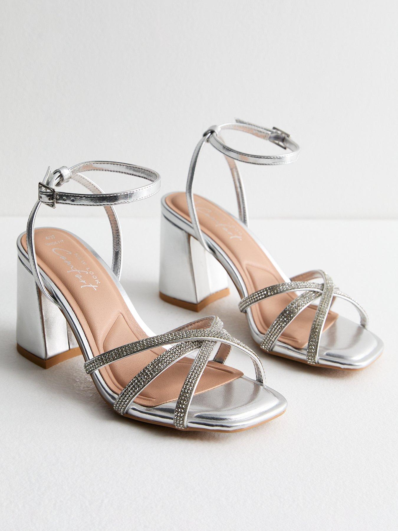 new-look-wide-fit-embellished-strap-sandals-silverstillFront