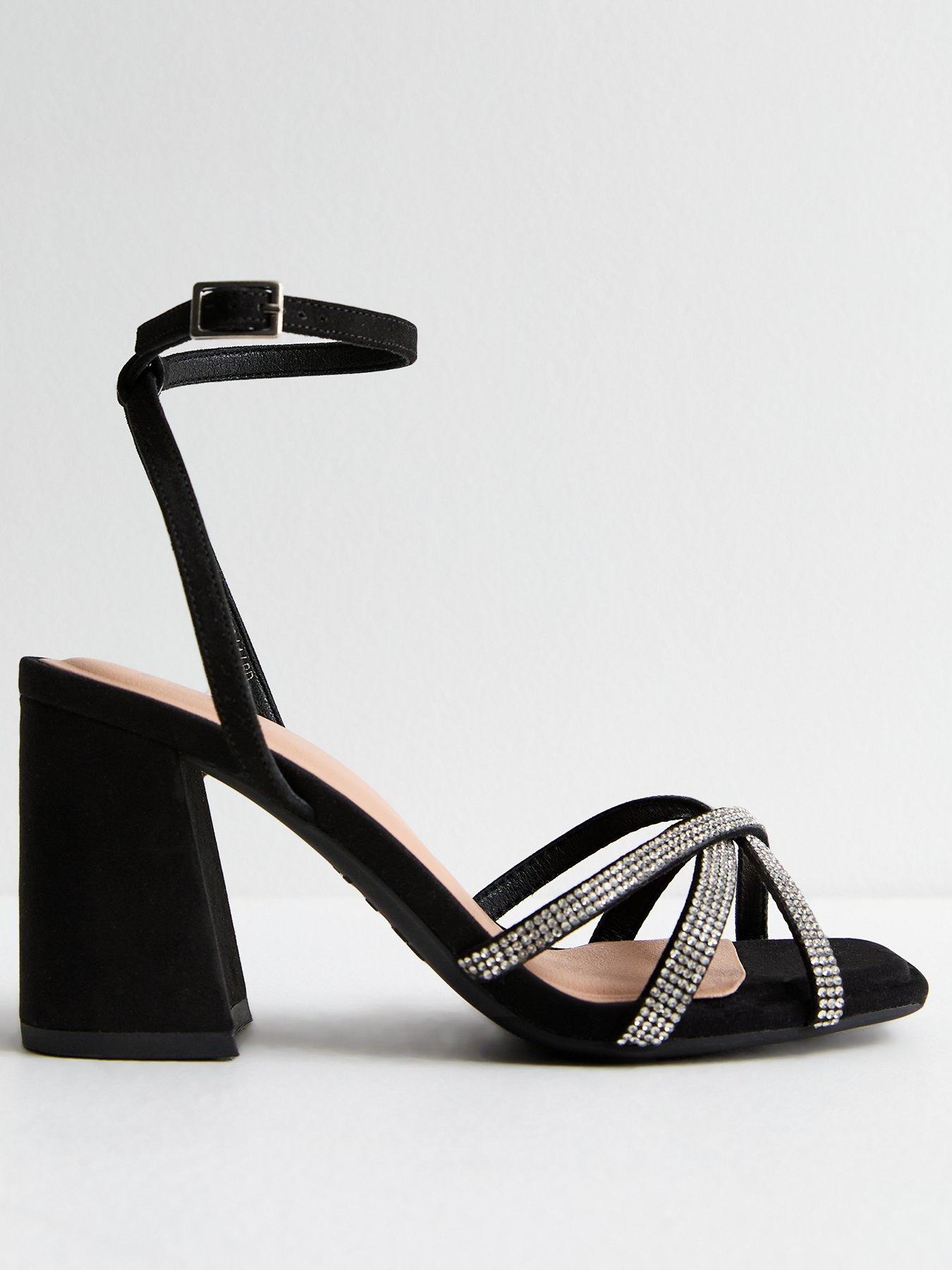 new-look-wide-fit-suedette-embellished-strap-sandals-black