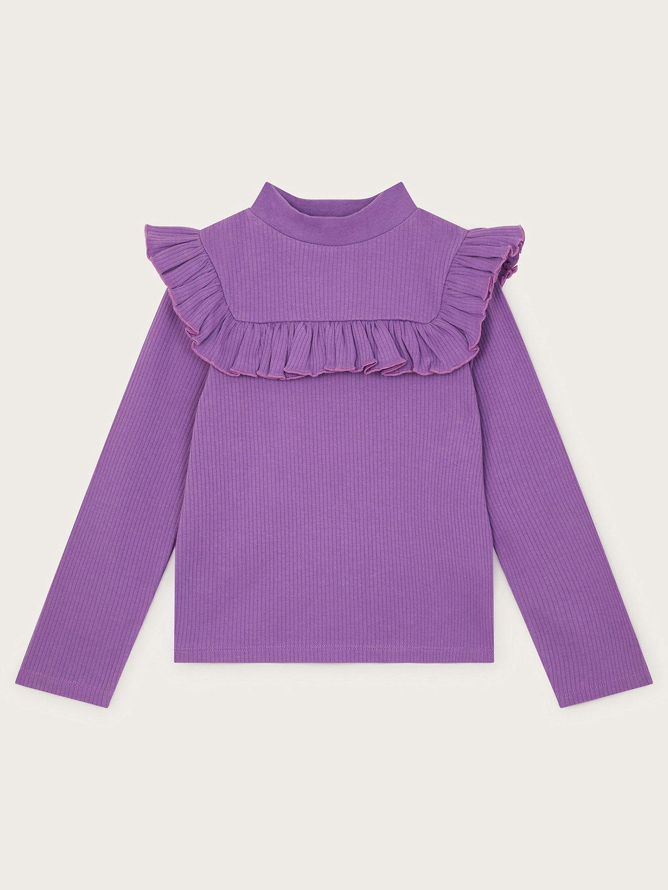 monsoon-girls-frill-polo-lilac