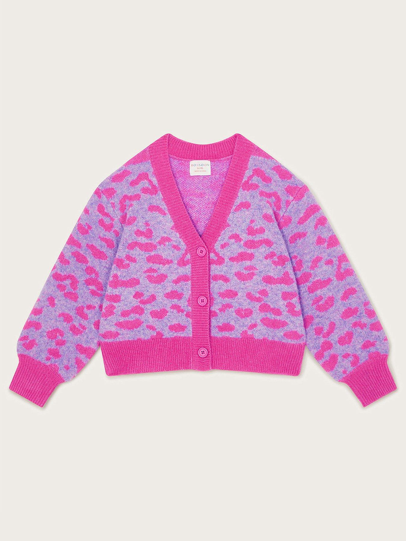 monsoon-girls-leopard-print-cardigan-pink