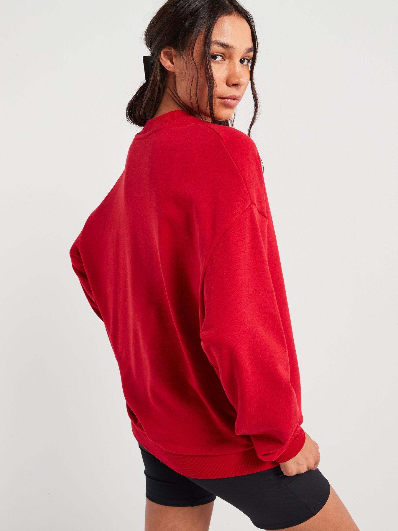 v-by-very-paris-oversized-sweatshirt-redstillFront