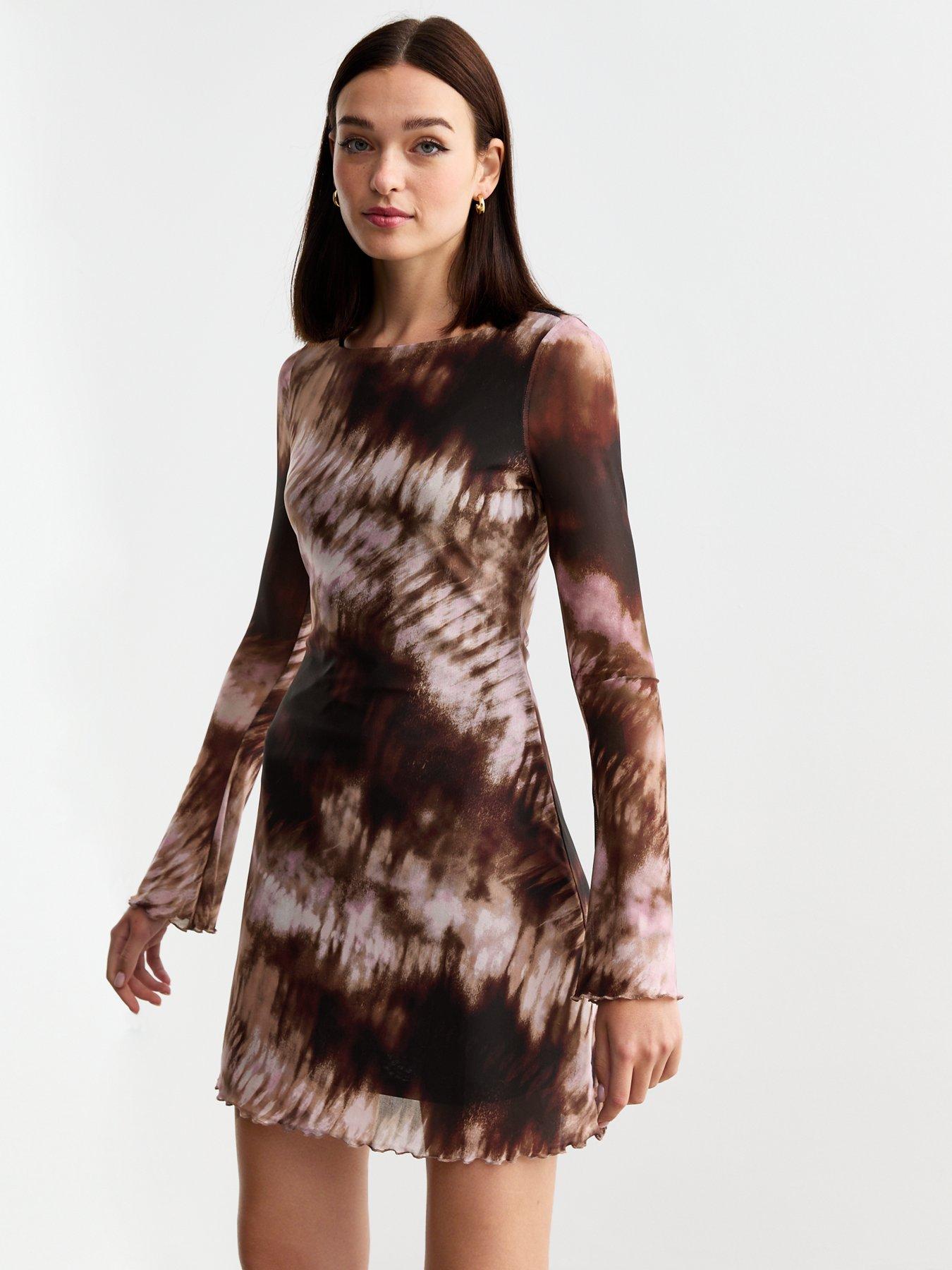 new-look-tie-dye-mesh-skater-dress-print