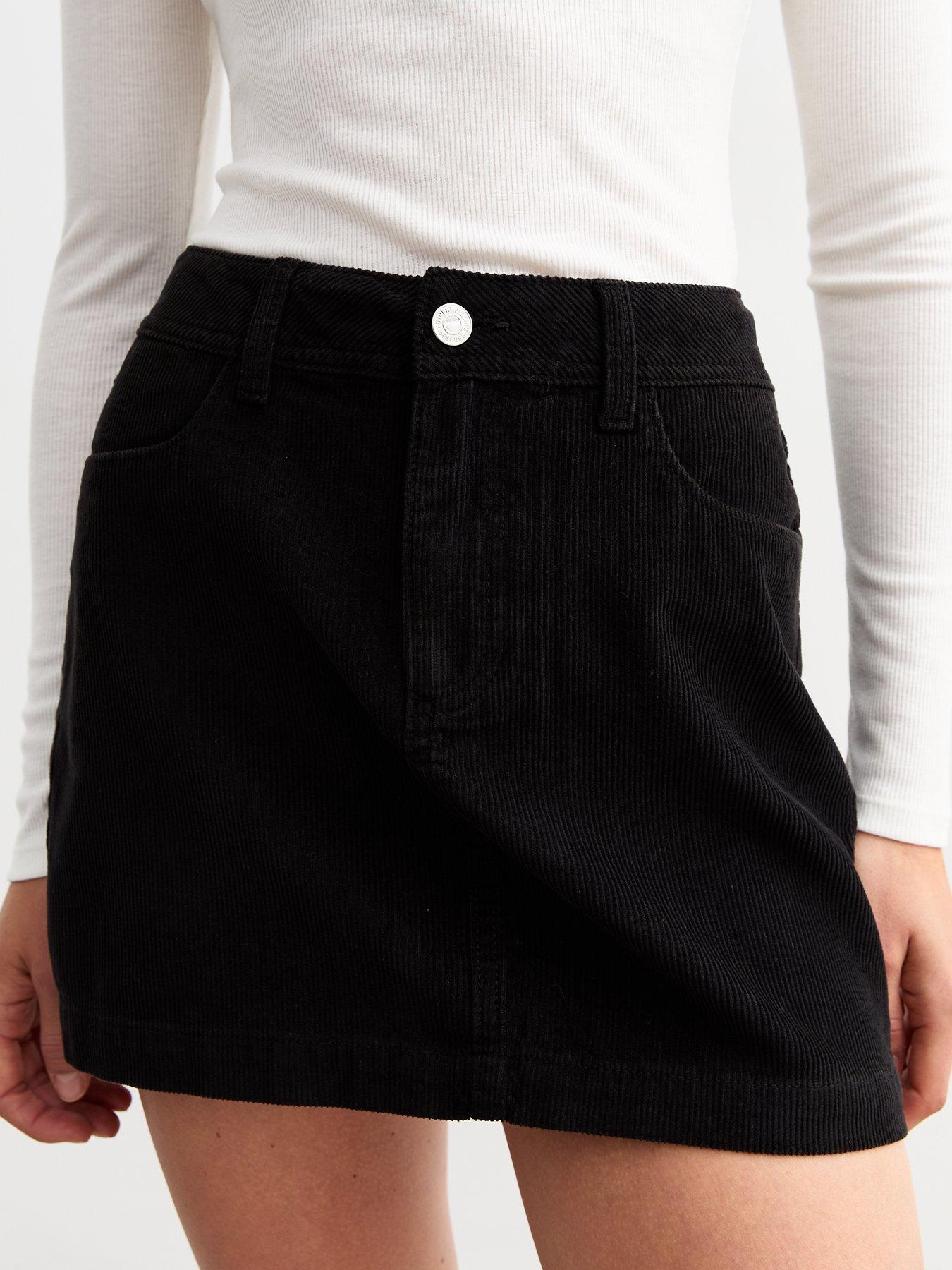 new-look-button-front-corduroy-skirt-blackoutfit