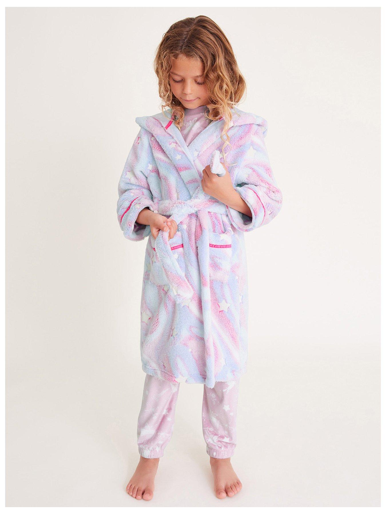 monsoon-girls-fleece-marble-star-print-dressing-gown-multi