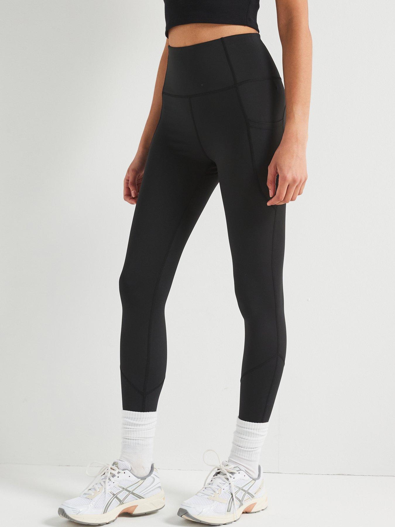V by Very Athleisure Seam Detail Leggings - Black