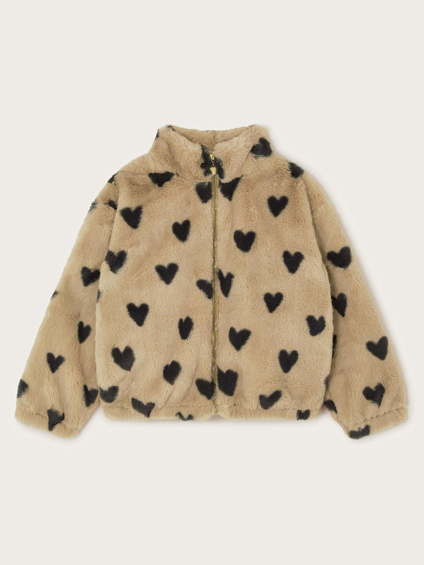 monsoon-girls-fluffy-heart-print-zip-fleece-jacket-stone