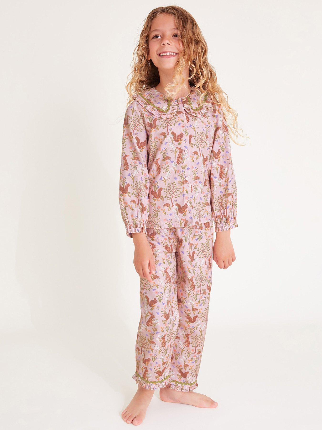 monsoon-girls-woodland-pyjama-set-pinkstillFront