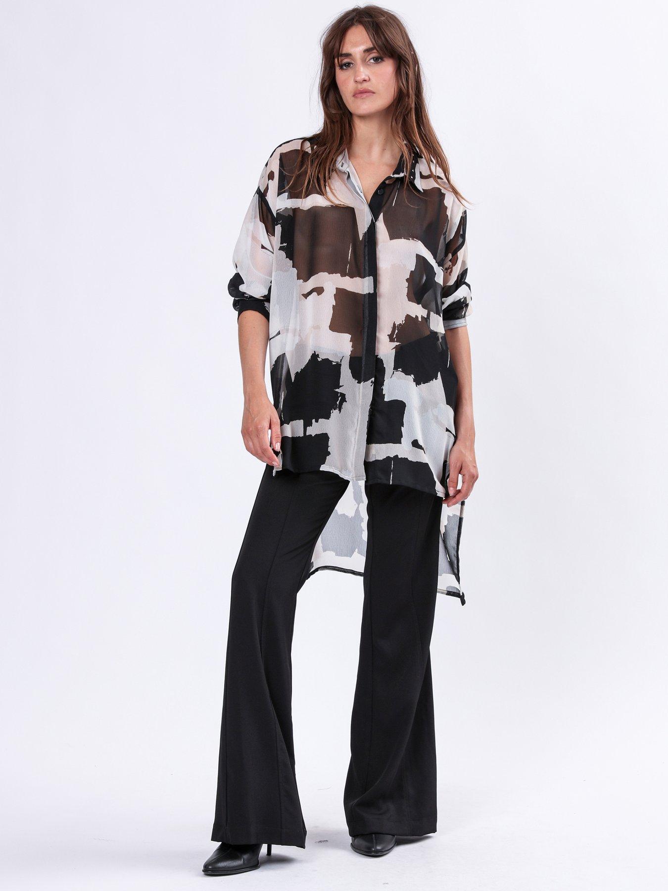 religion-oversized-georgette-shirt-with-high-low-hem-multistillFront