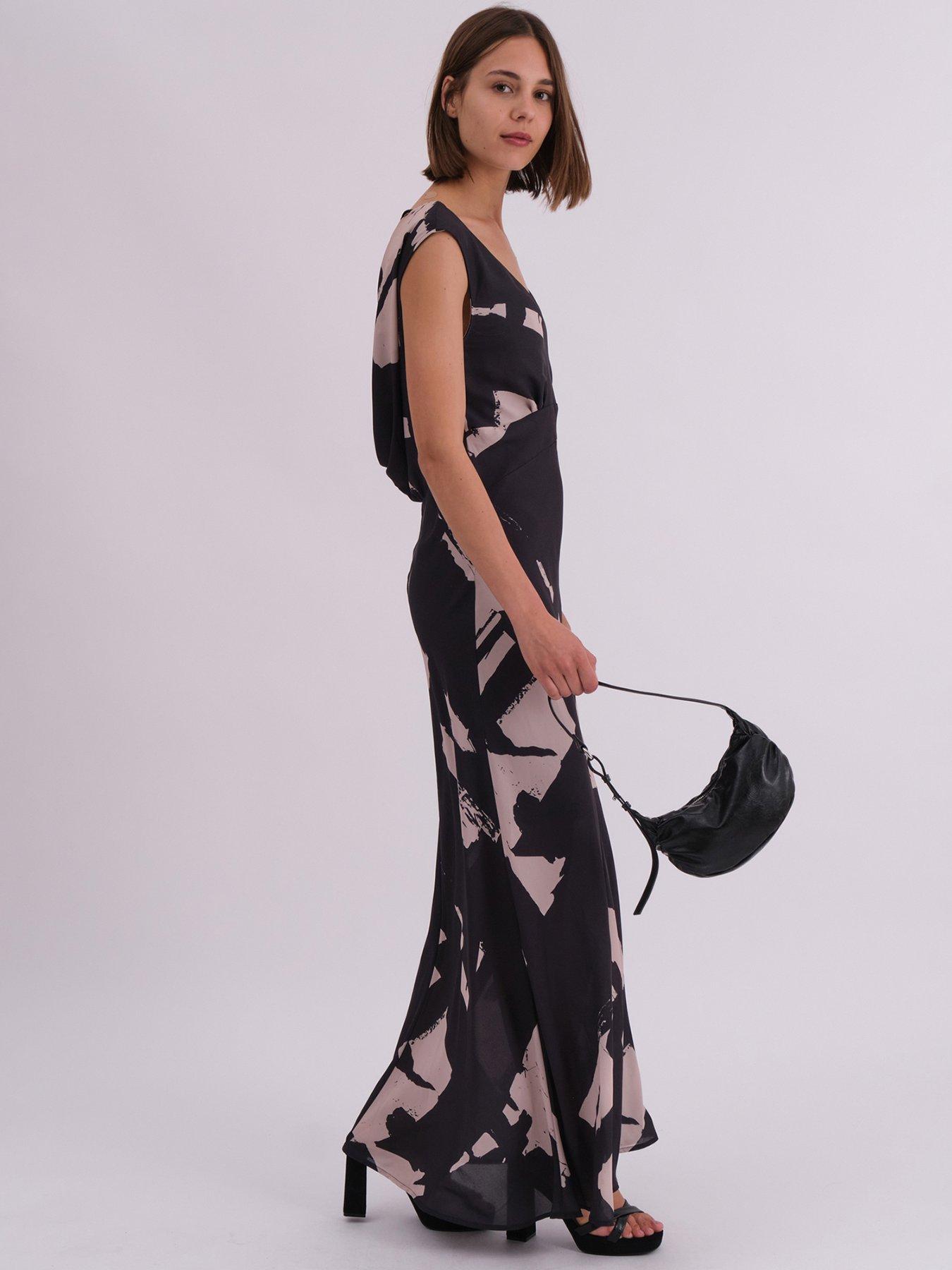 religion-dawn-maxi-column-dress-with-draped-back-detail-in-hand-painted-print-blackback