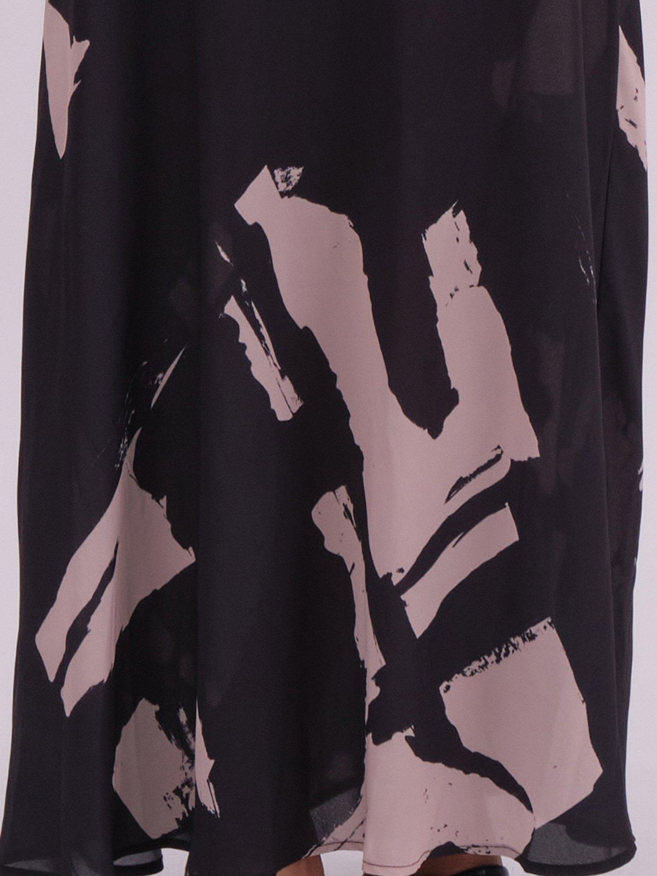 religion-dawn-maxi-column-dress-with-draped-back-detail-in-hand-painted-print-blackdetail