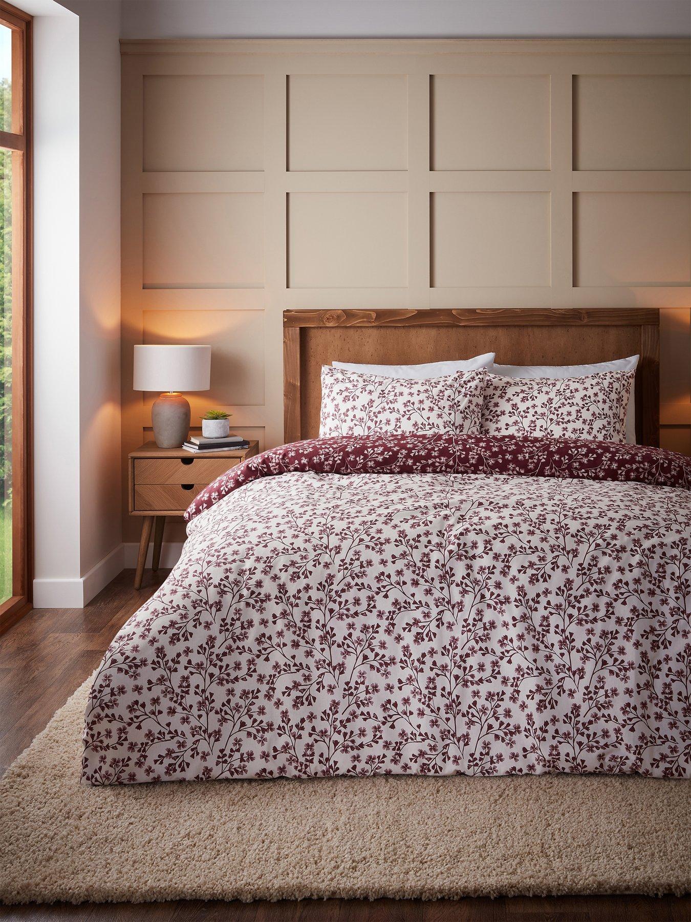 catherine-lansfield-brushed-grace-floral-leaf-duvet-set--kingoutfit