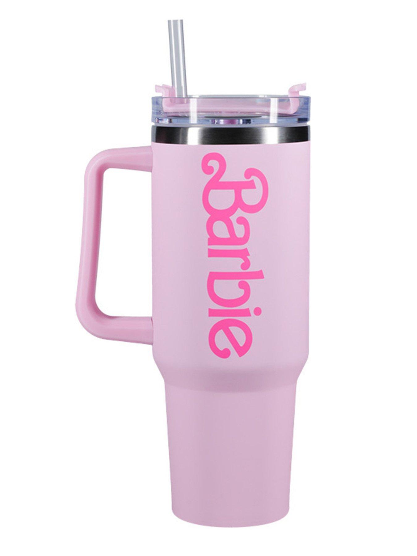 barbie-pink-travel-mug-officially-barbie-licensed-12l-extra-large-insulated-tumbler-for-hot-and-cold-drinks-with-multi-way-lid-amp-handlestillFront