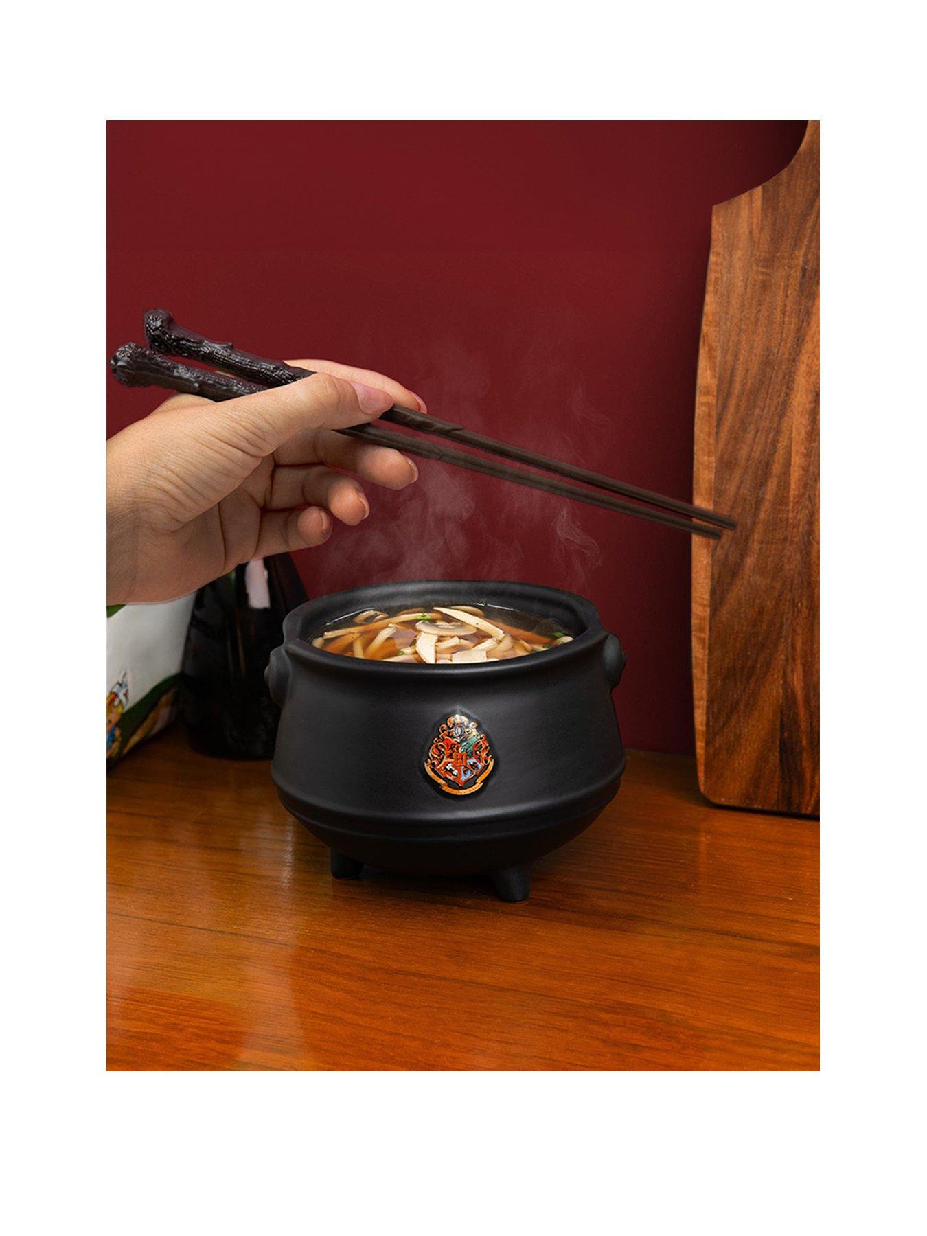 harry-potter-hogwarts-cauldron-ramen-set-officially-licensed-merchandise-noodle-bowl-and-chopstick-gift-pack-for-wizarding-world-fansfront