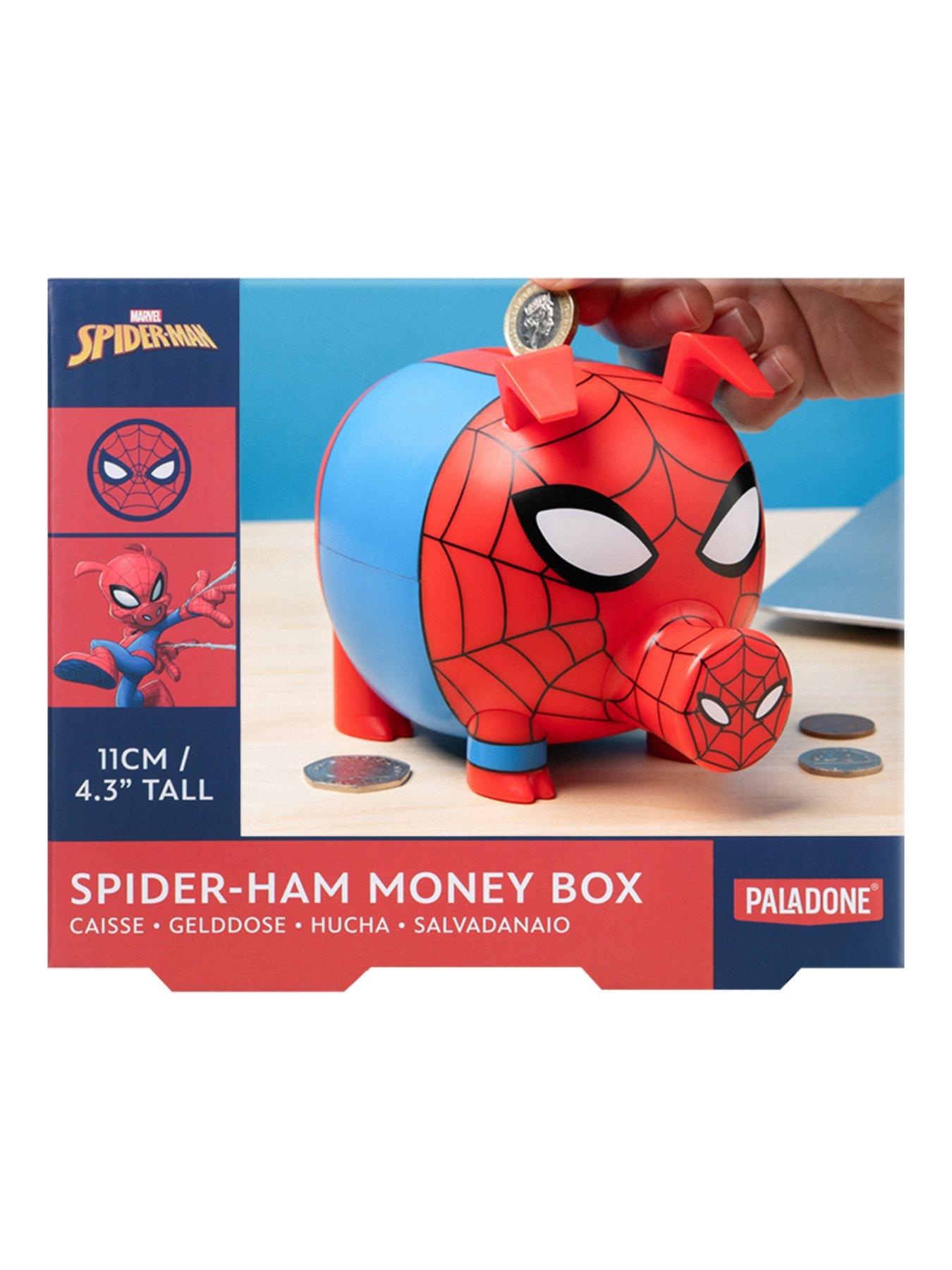 spiderman-marvel-comics-spiderman-spider-ham-shaped-money-box-officially-disney-licensed-collective-for-kids-spidey-gift-amp-bedroom-deacutecoroutfit