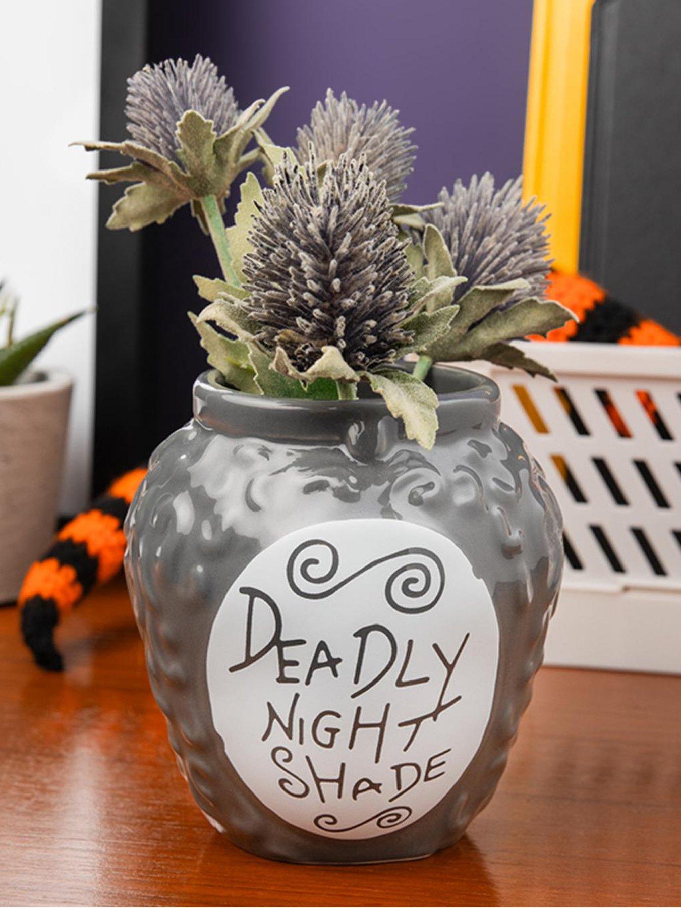 nightmare-before-christmas-deadly-nightshade-pen-and-plant-pot-officially-licensed-nightmare-before-christmas-disney-merchandise-glow-in-the-dark-home-deacutecoroutfit