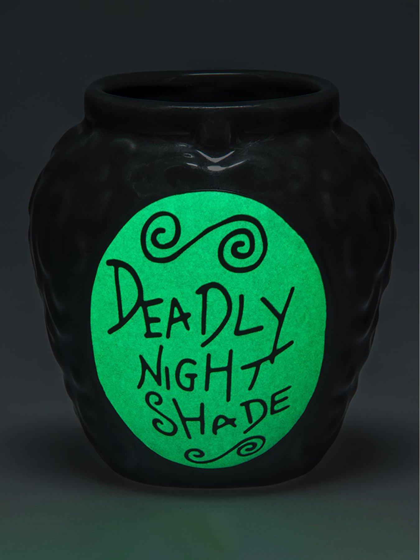 nightmare-before-christmas-deadly-nightshade-pen-and-plant-pot-officially-licensed-nightmare-before-christmas-disney-merchandise-glow-in-the-dark-home-deacutecordetail