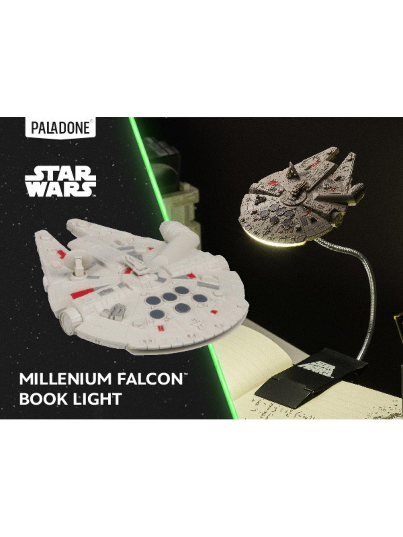 millenium-falcon-clip-book-light-officially-licensed-disney-reading-light-flexible-cable-with-iconic-hans-solo-spaceship-3-light-modesdetail