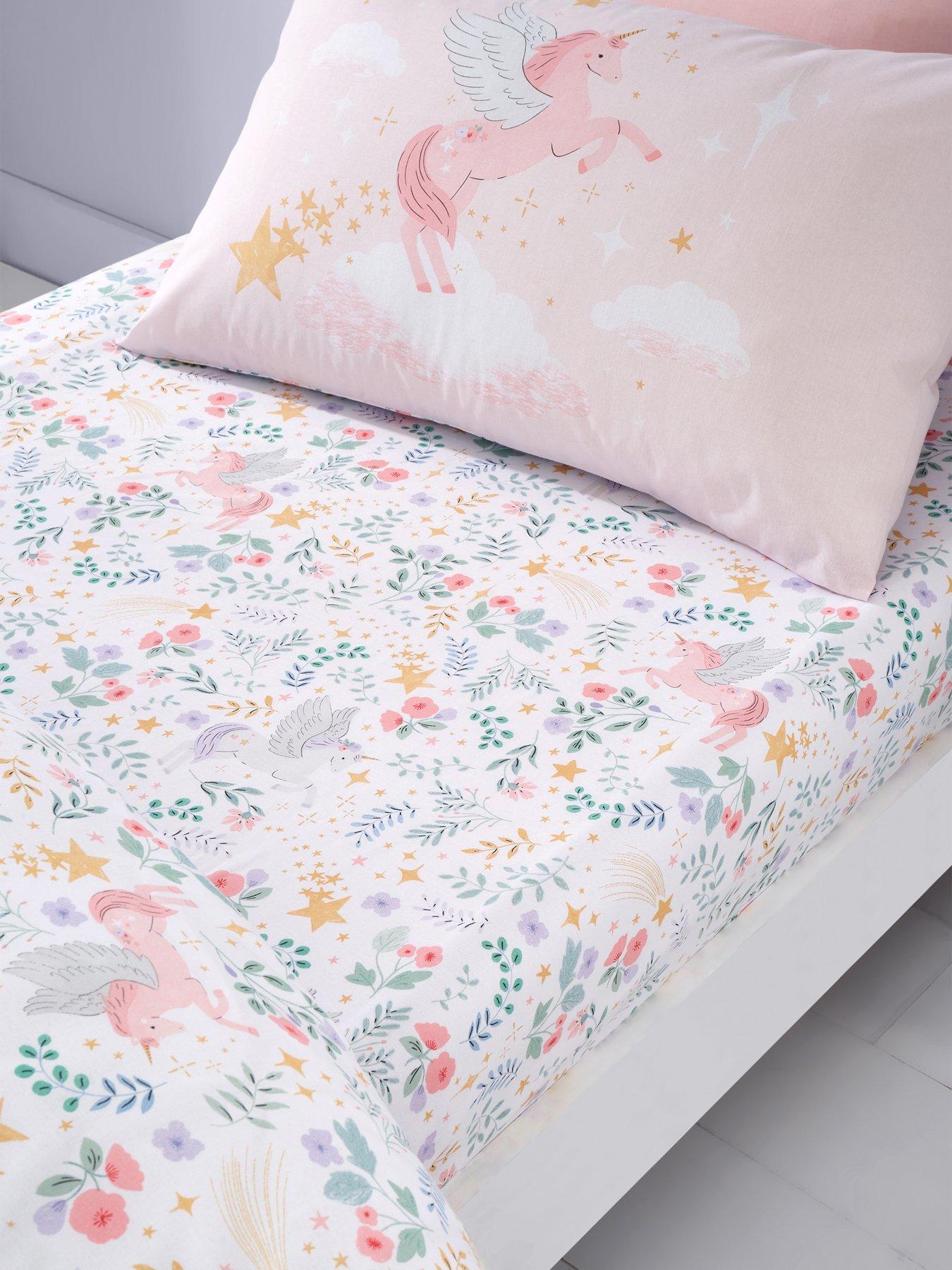 catherine-lansfield-fairytale-unicorn-fitted-sheets