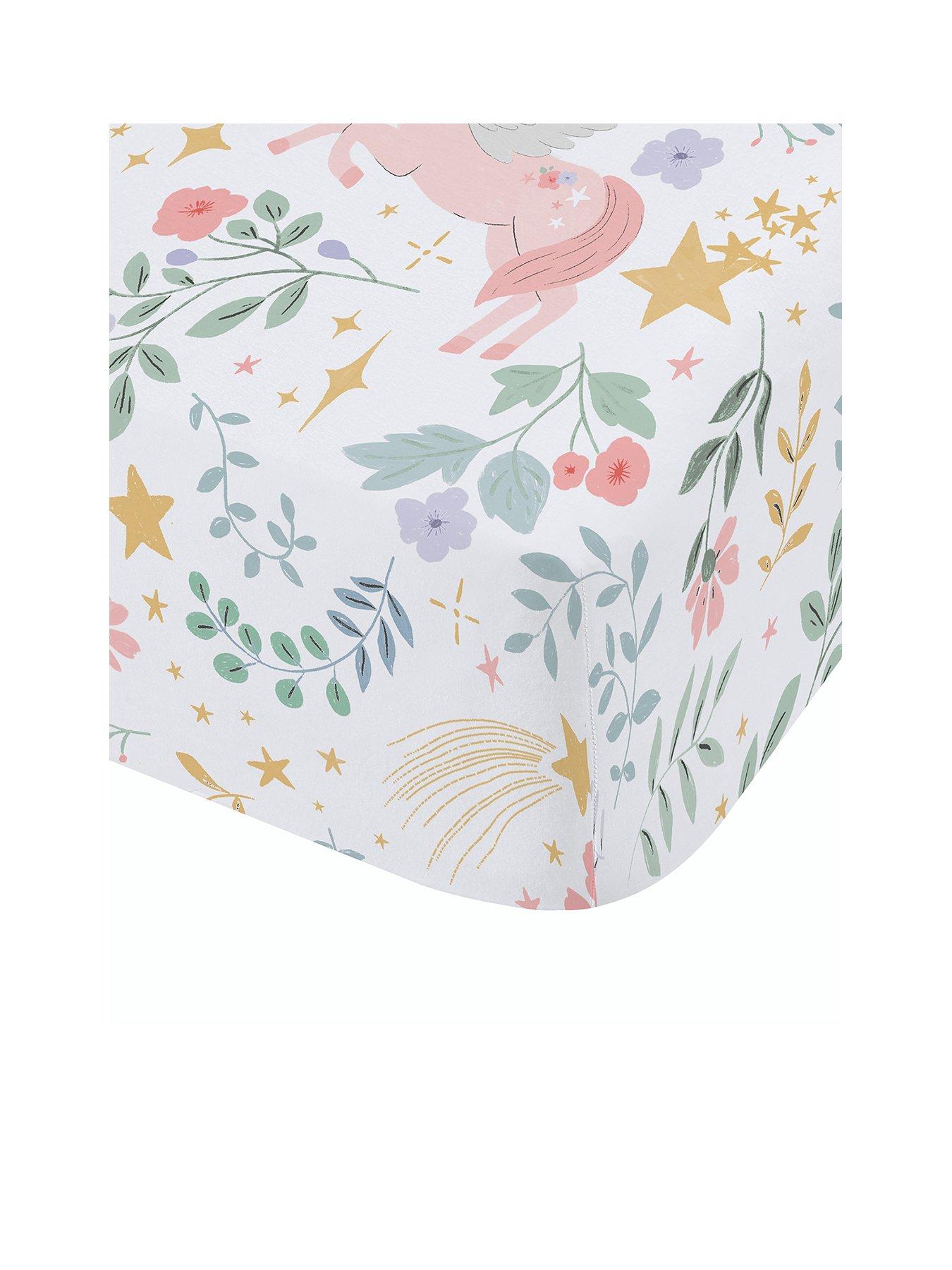 catherine-lansfield-fairytale-unicorn-fitted-sheetsstillFront