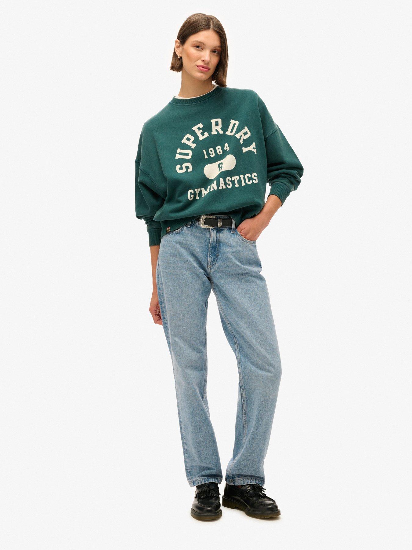 superdry-athletic-essentials-oversized-printed-sweatshirt-greenback