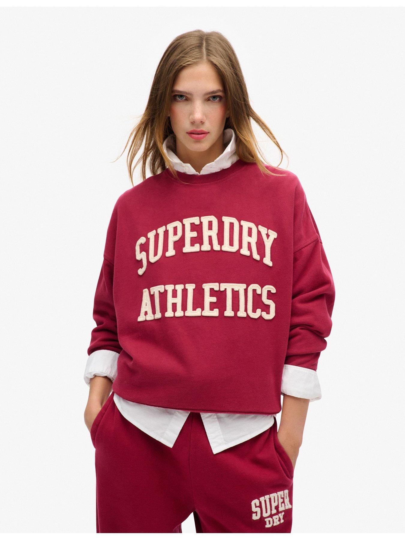 superdry-athletic-essentials-oversized-applique-crew-jumper-red