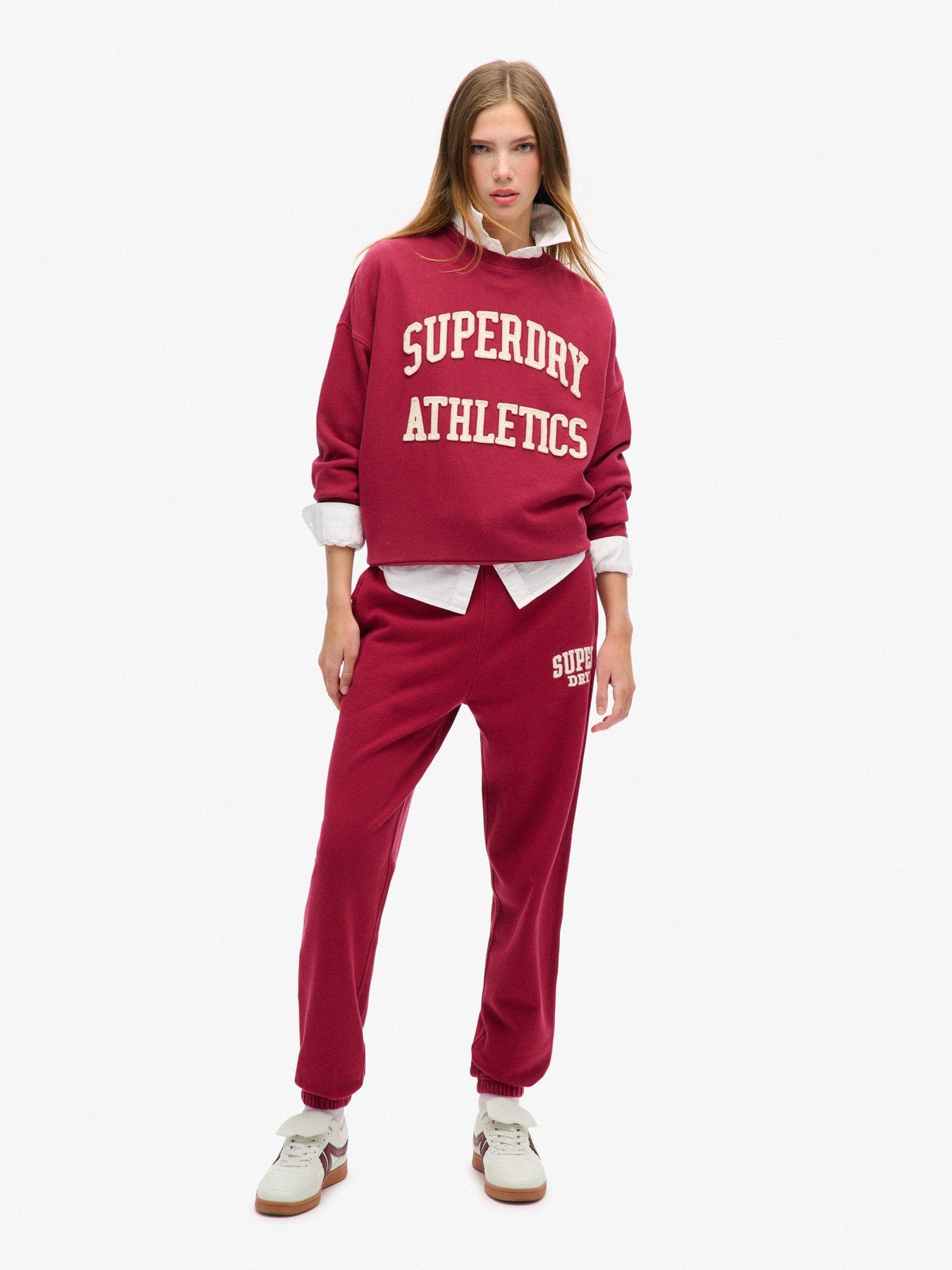 superdry-athletic-essentials-oversized-applique-crew-jumper-redback