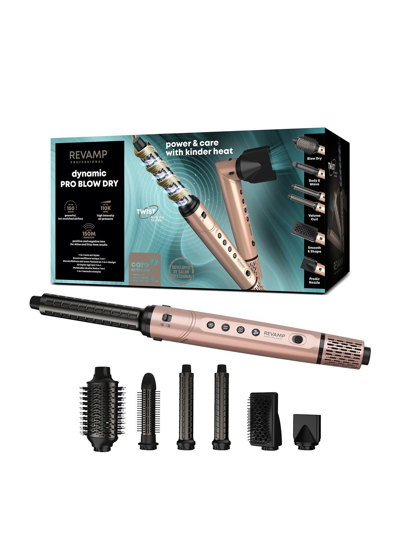 Image 1 of 8 of Revamp Revamp Dynamic Radiance Pro Blow Dry 7 in 1 Ionic Airstyler