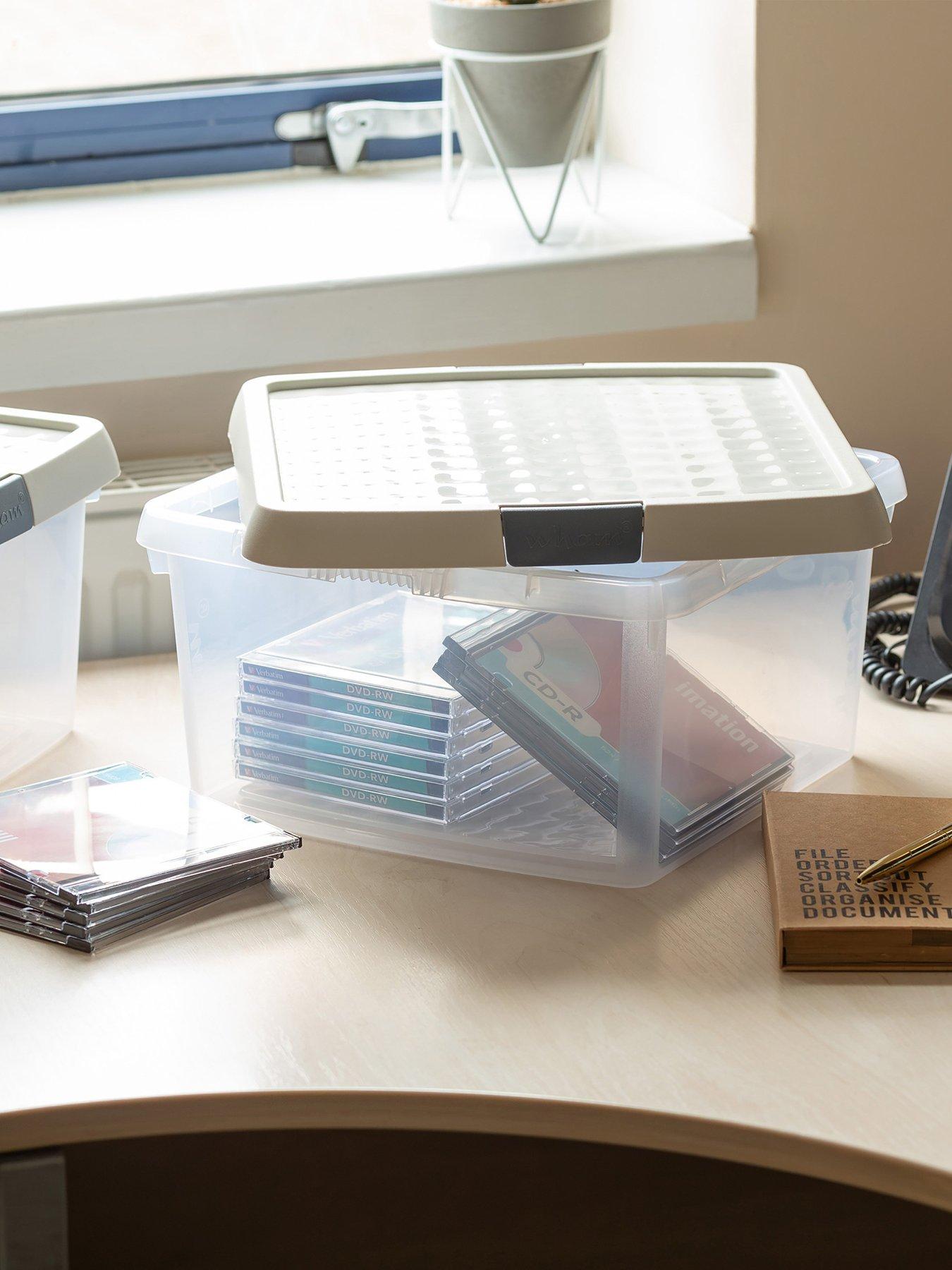undefined Wham Set of 2 9L Clip Top Square Box  &  Lid