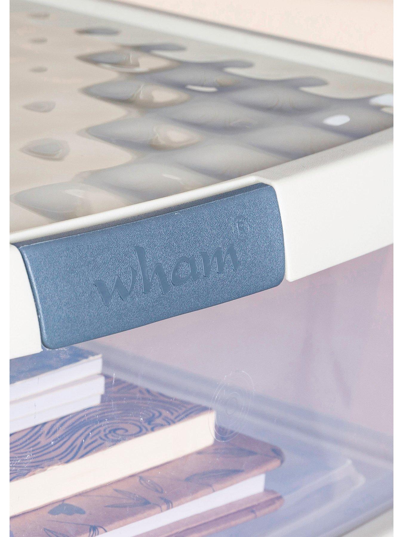 Image 4 of 6 of Wham Wham Set of 3 25.5L Clip Top Square Box &amp; Lid